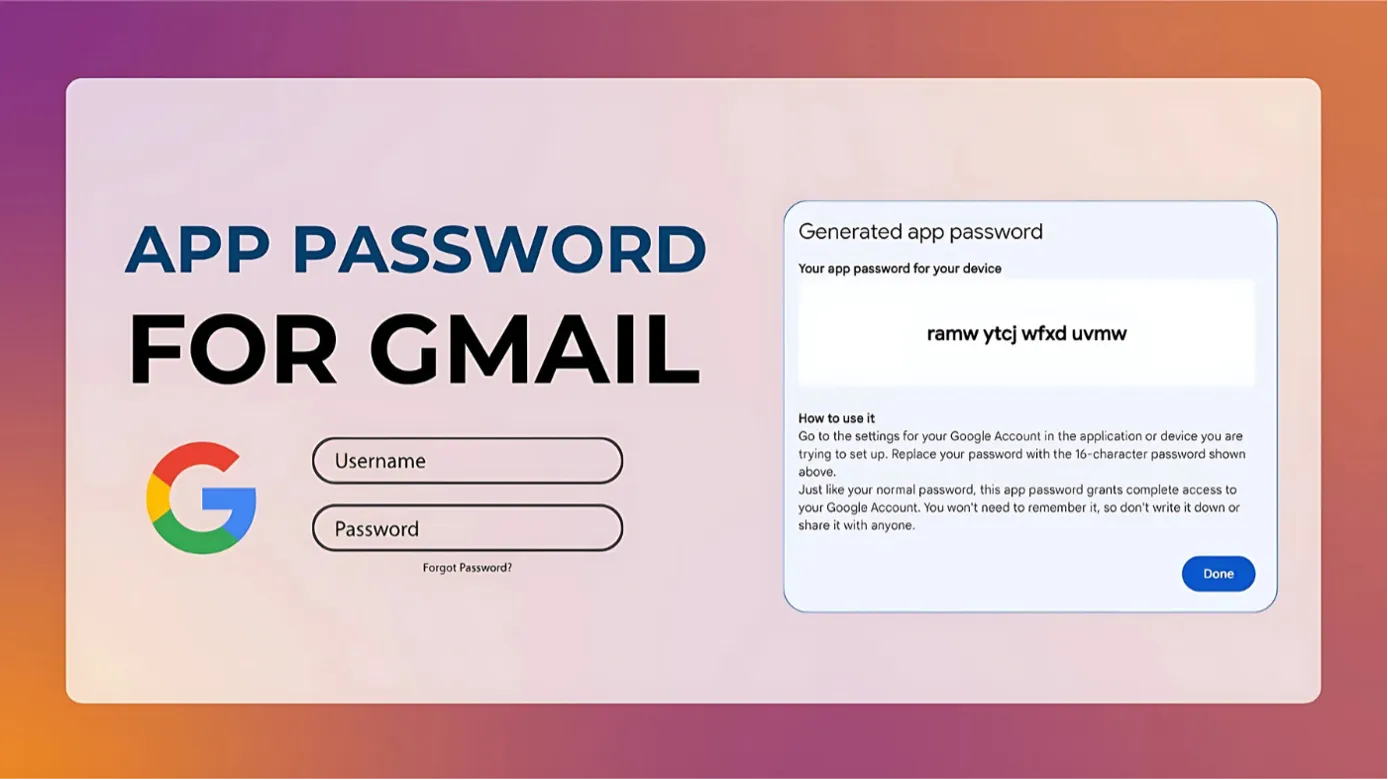 App Password for Gmail