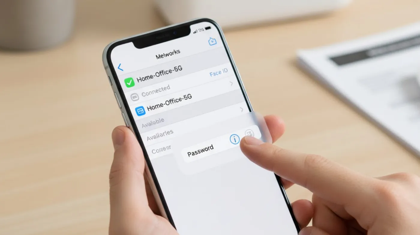 Checking Saved WiFi Passwords