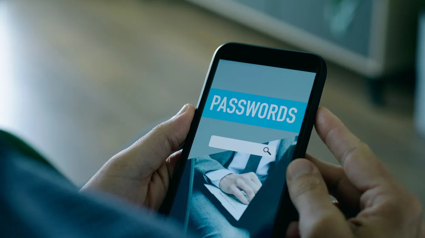 Phone Password with Search Box