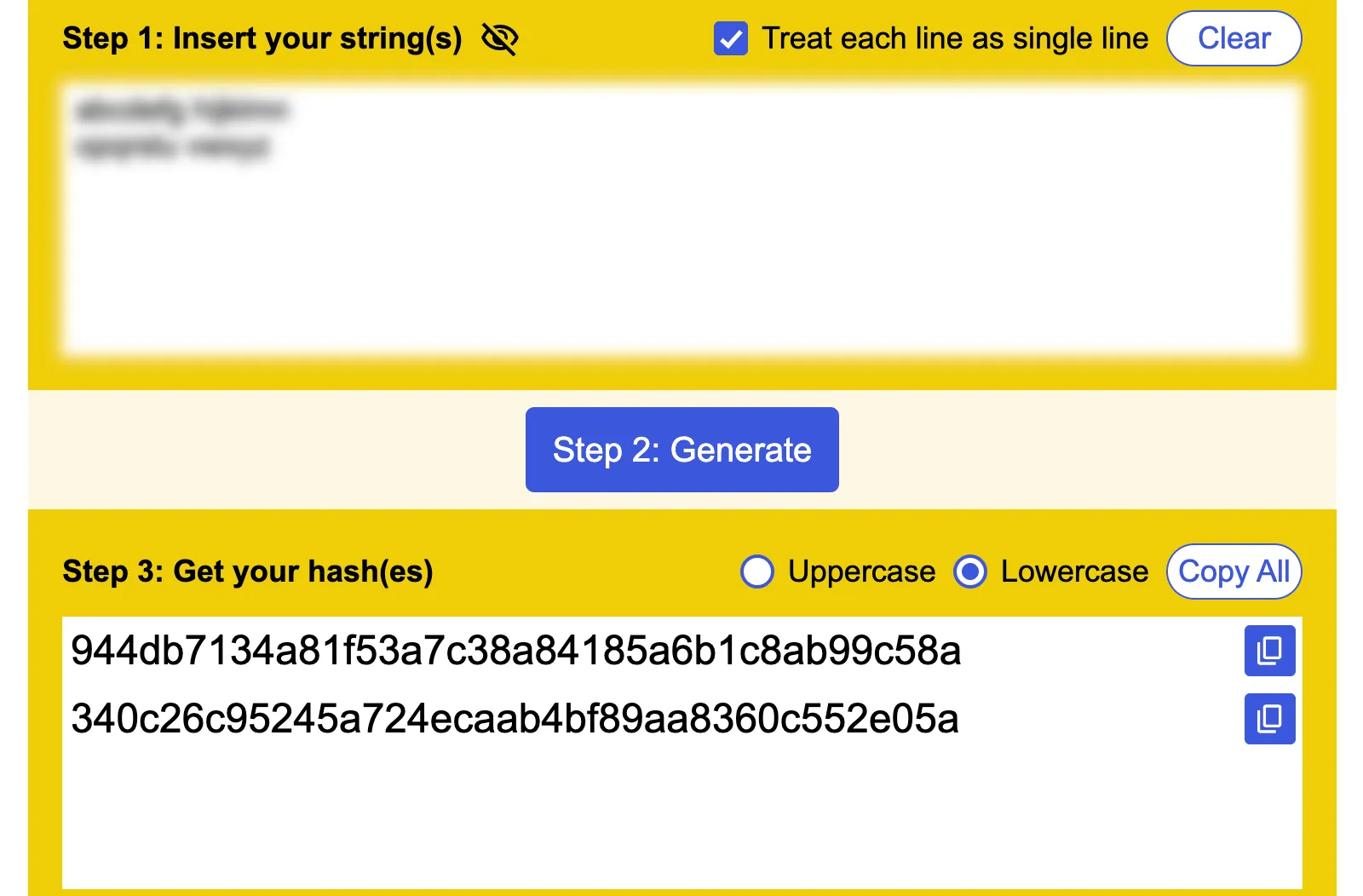 Strong SHA-1 Hash Generator