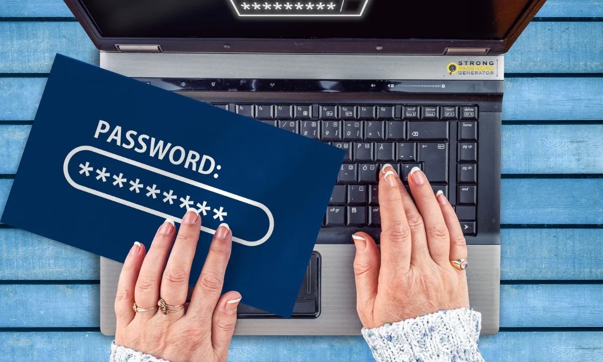 Type Password on Laptop